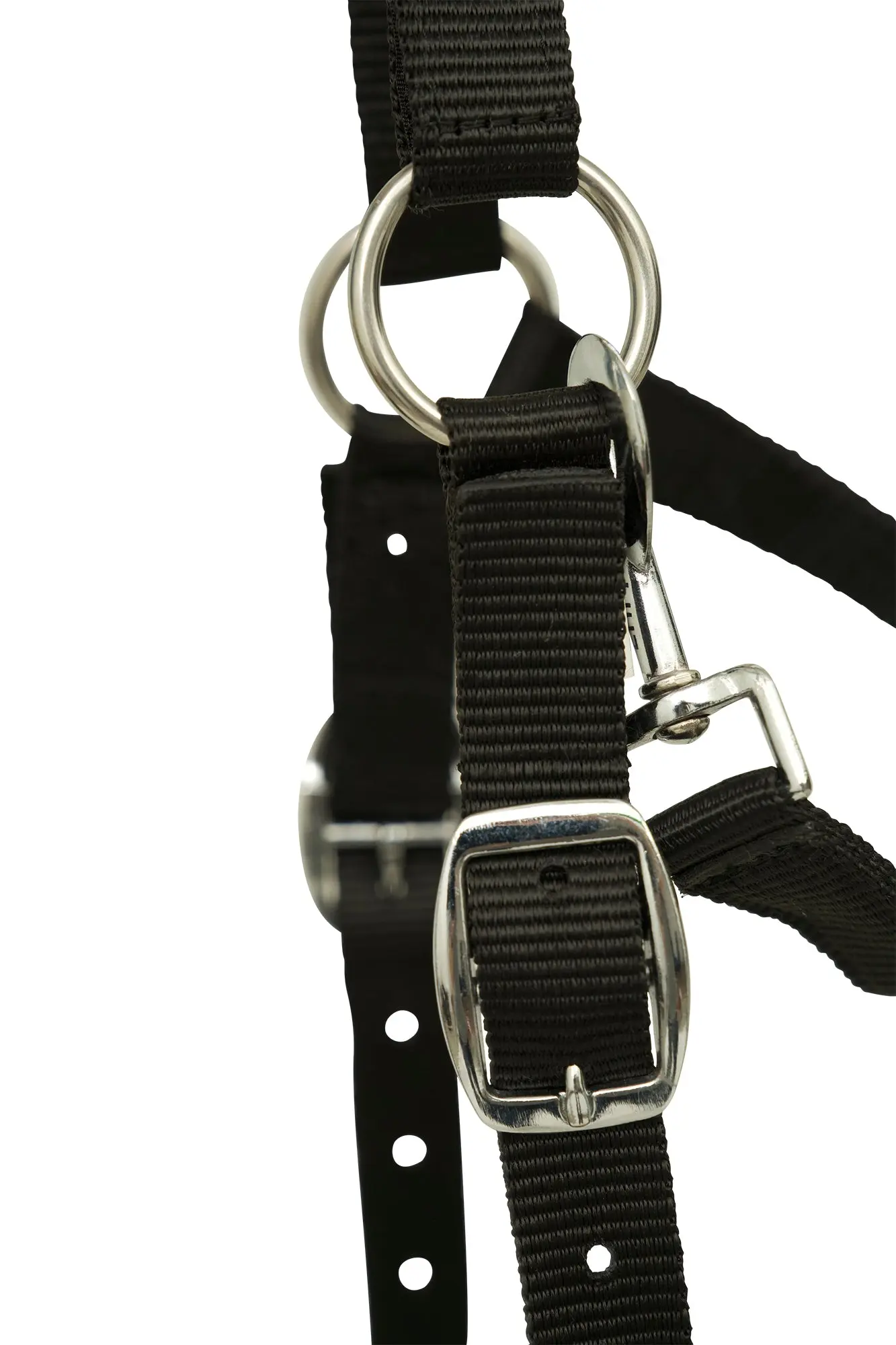 Huntley Fleece Padded Nylon Grazing Muzzle, Black - Image 6