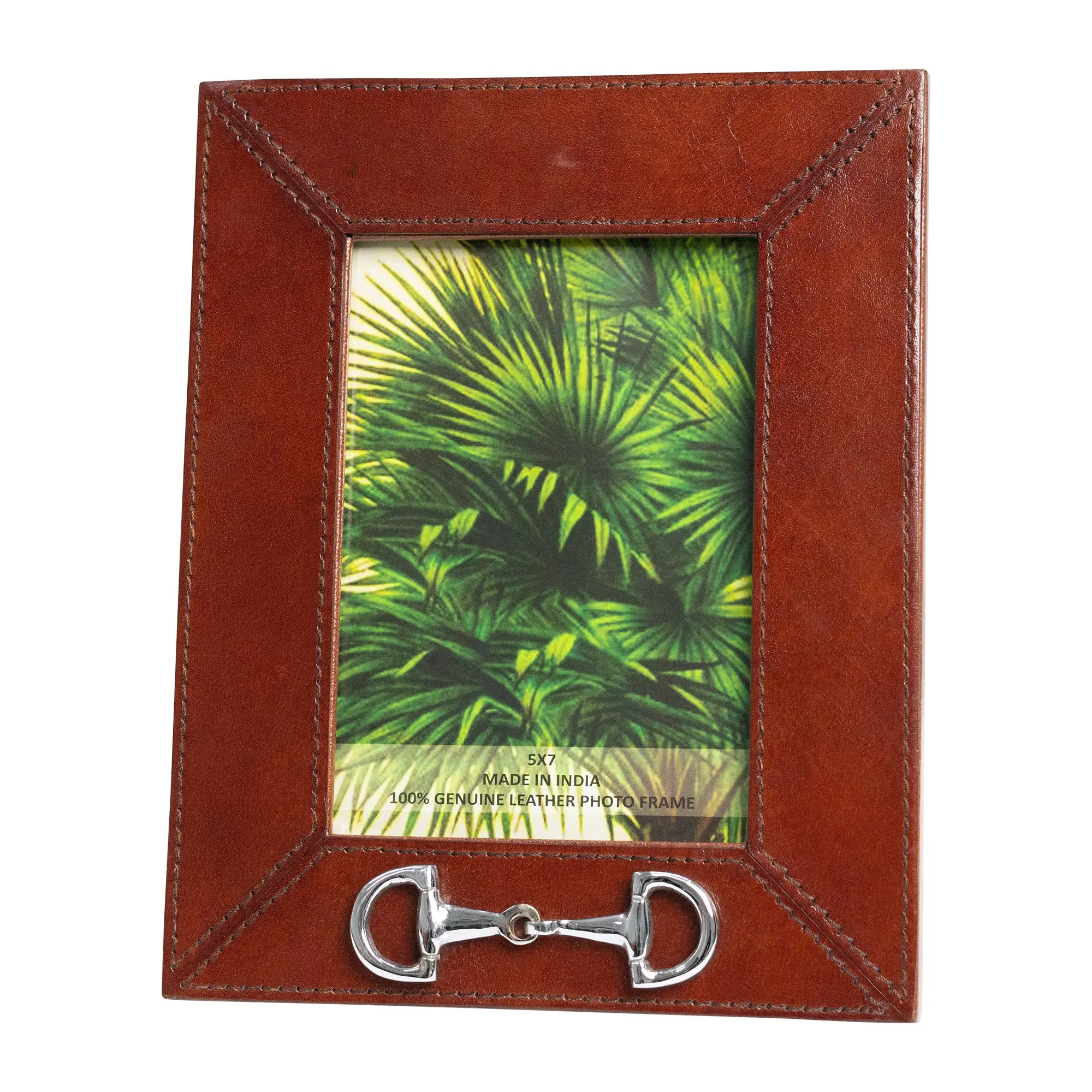 Huntley Leather Frame with Silver Horse Bit - Image 2