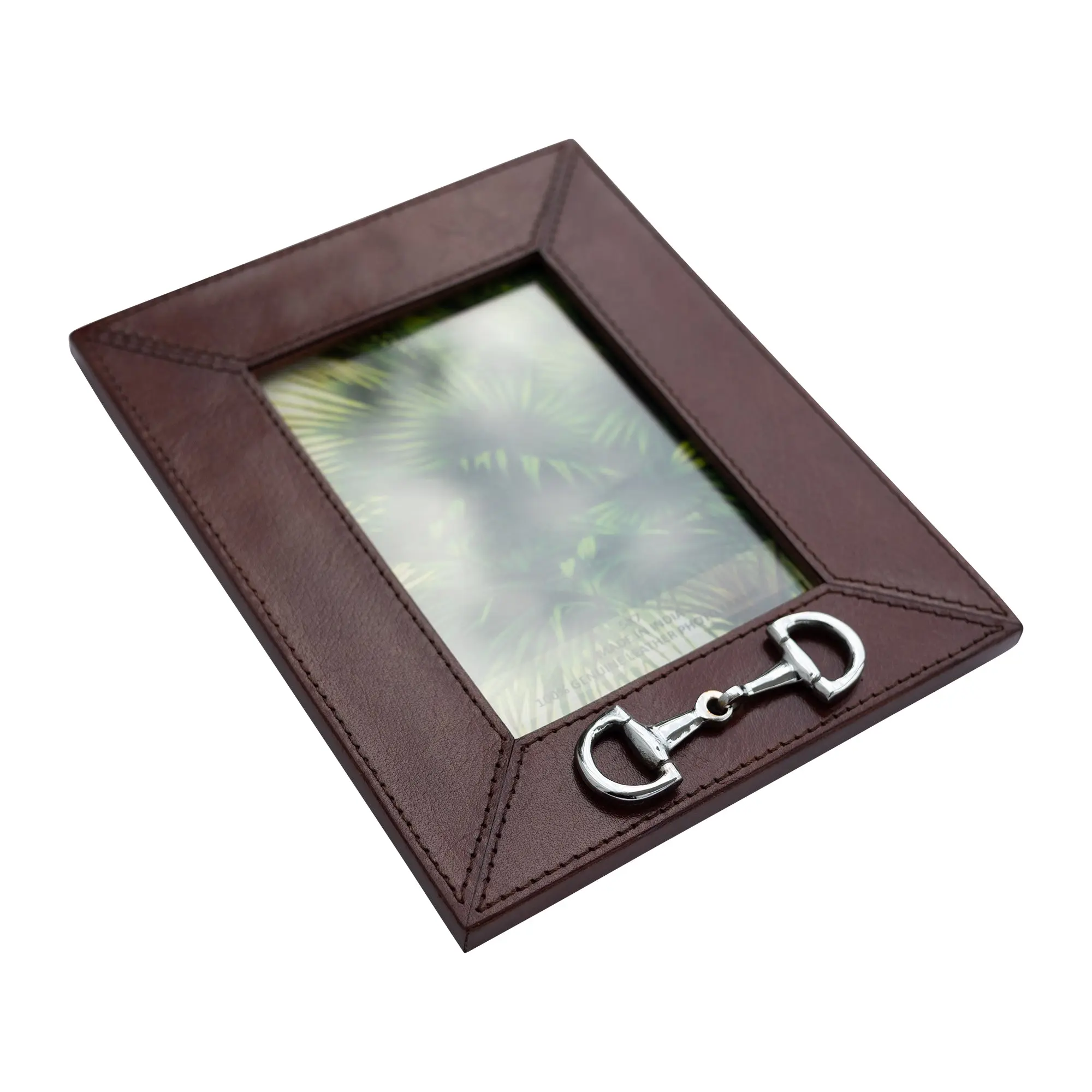 Huntley Leather Frame with Silver Horse Bit - Image 4