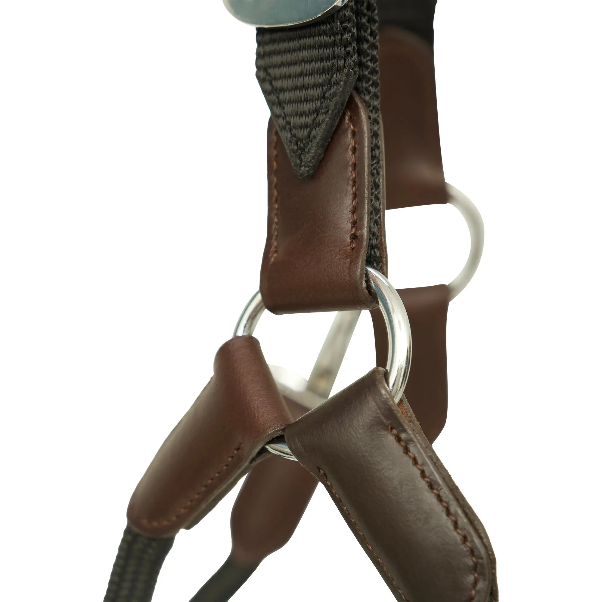Huntley Nylon Halter and Removable Lead with Snap, Black - Image 6