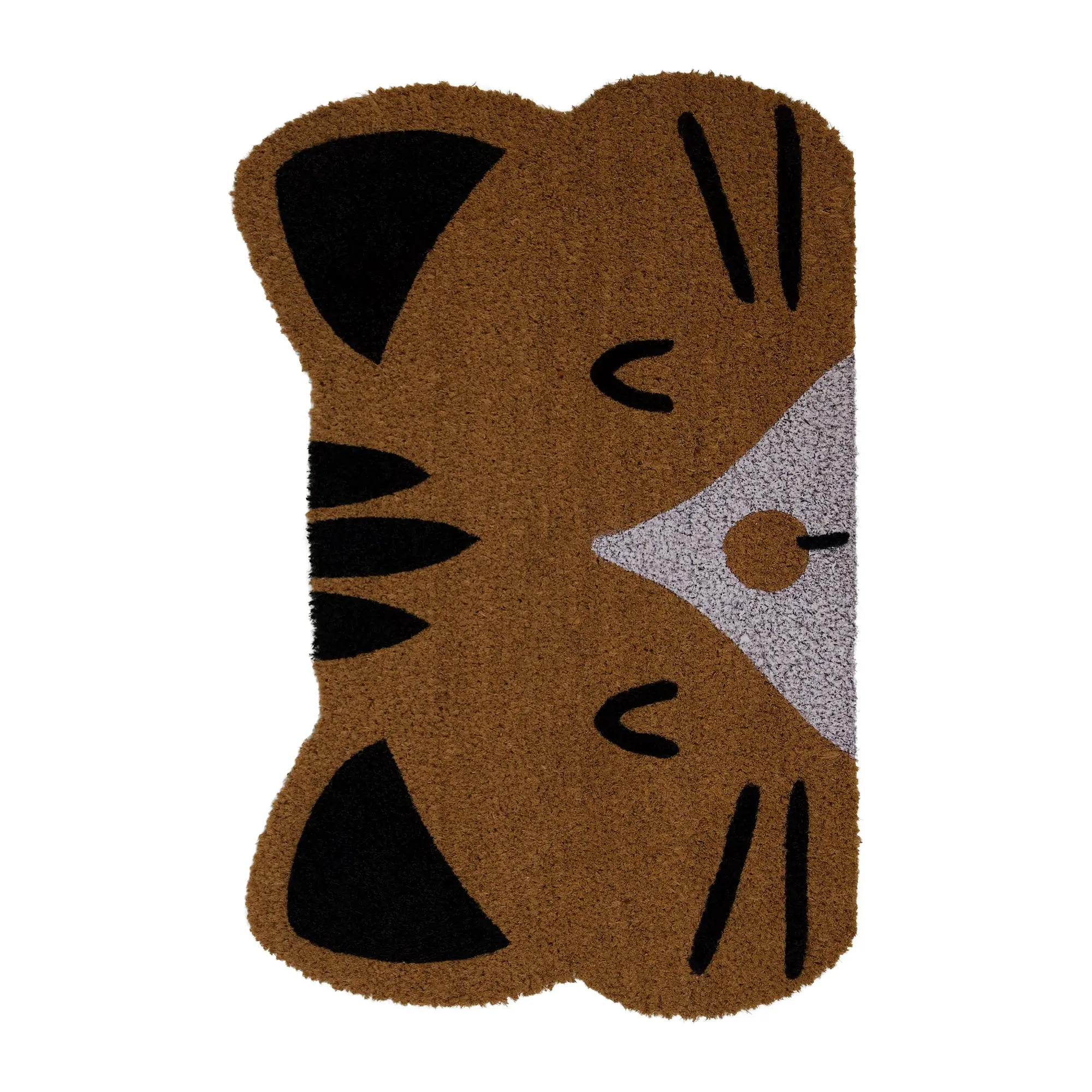 Huntley Pet Cat Print Natural Coir Door Mat with Anti Slipping - Image 4