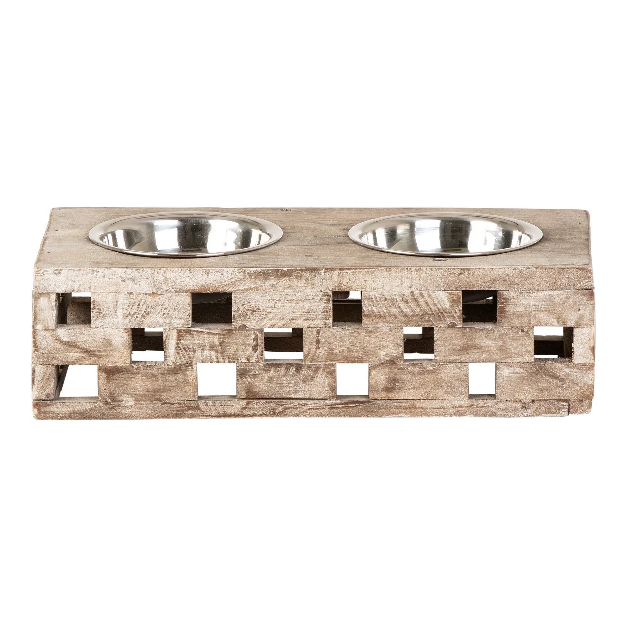 Huntley Pet Elevated Dog and Cat Double Bowl Feeder - Image 11