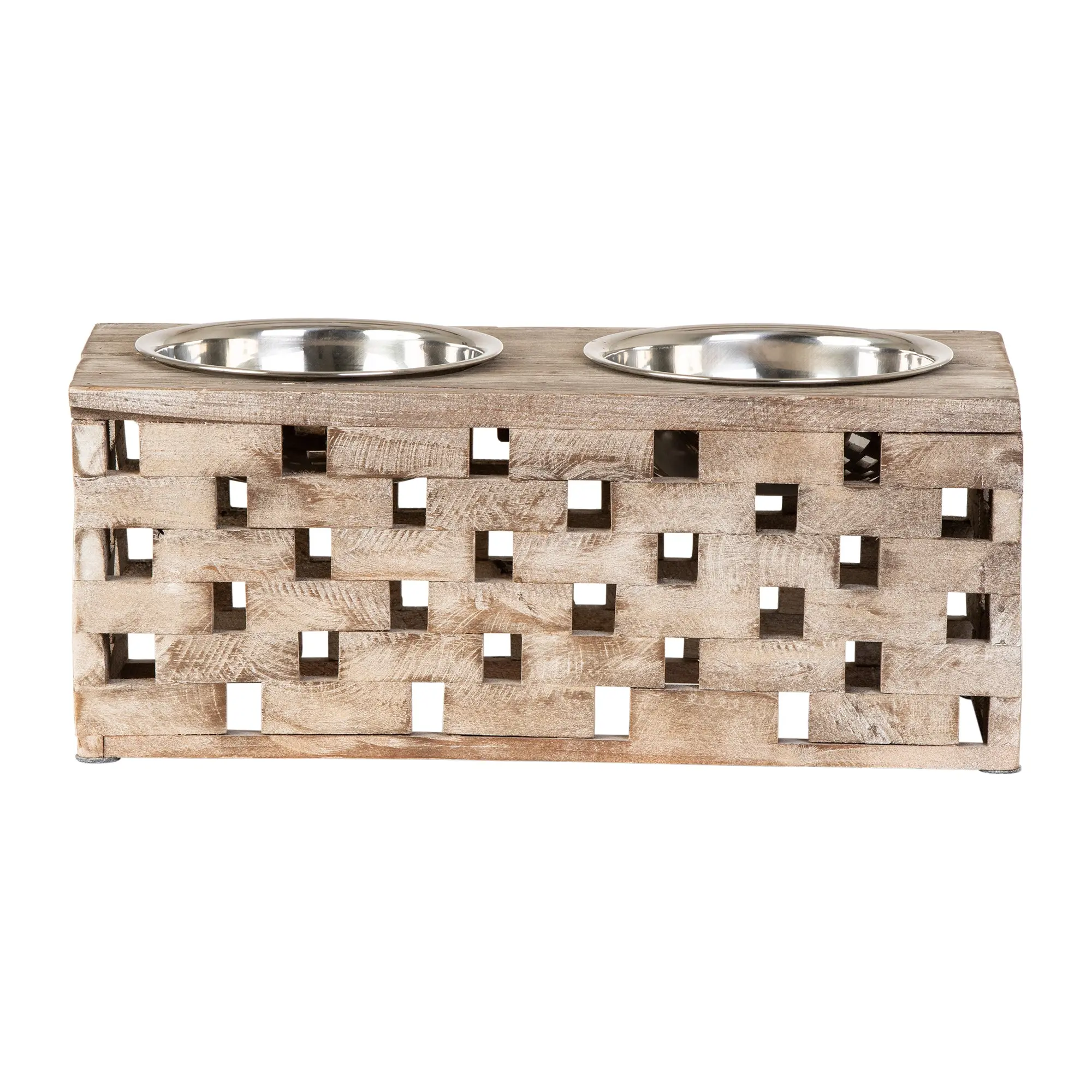Huntley Pet Elevated Dog and Cat Double Bowl Feeder - Image 13