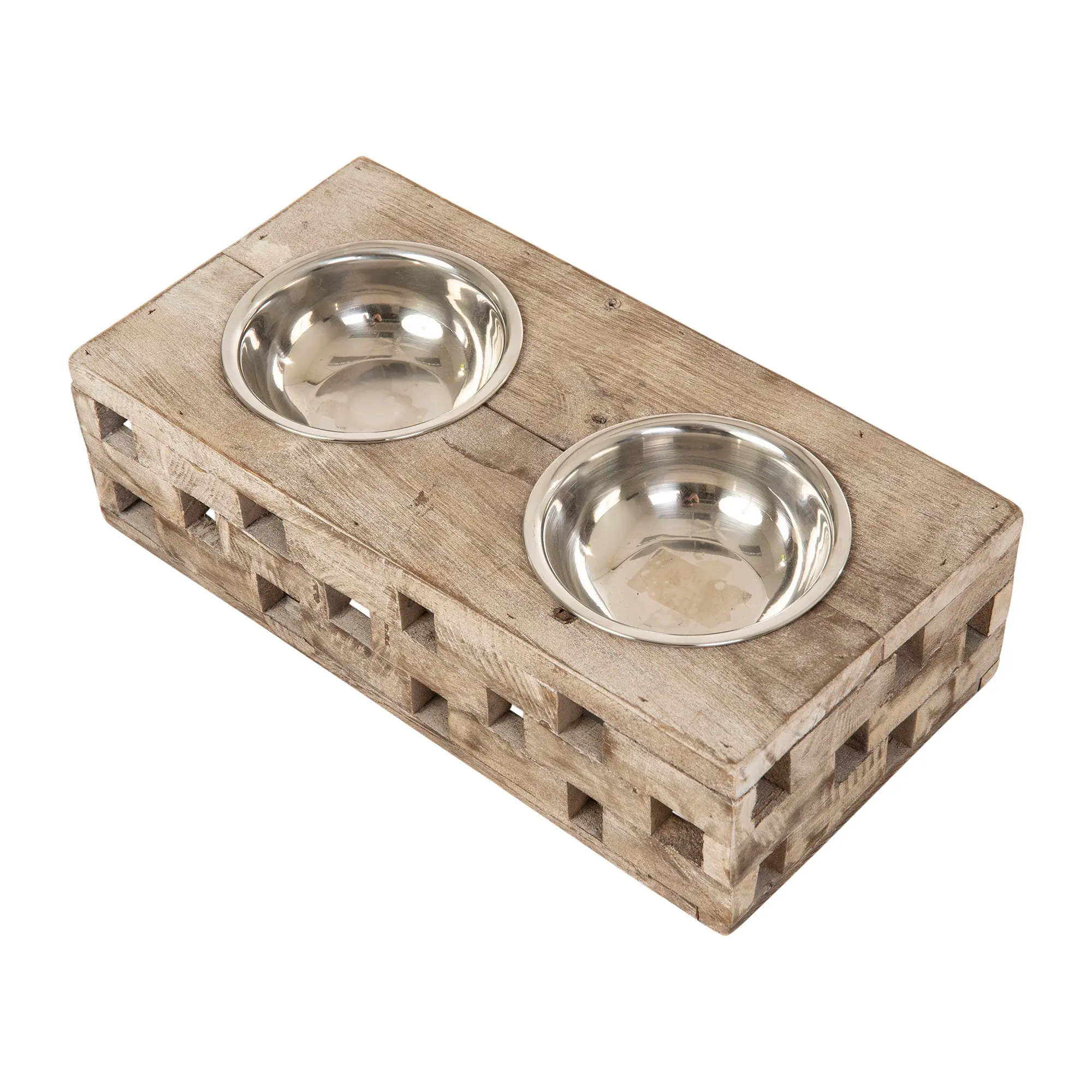 Huntley Pet Elevated Dog and Cat Double Bowl Feeder - Image 14