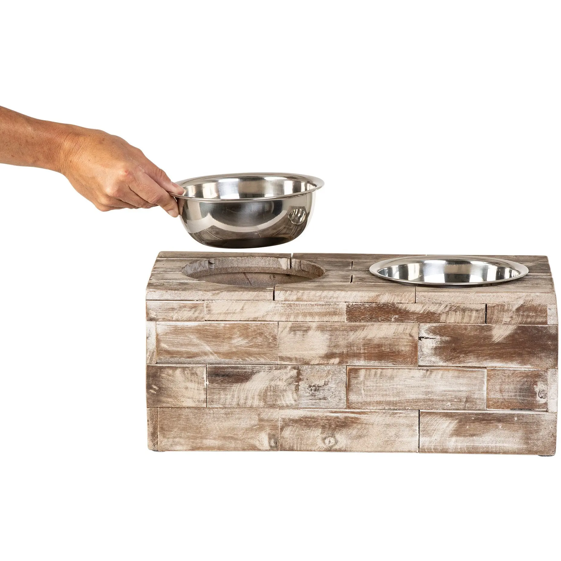 Huntley Pet Elevated Dog and Cat Double Bowl Feeder - Image 17