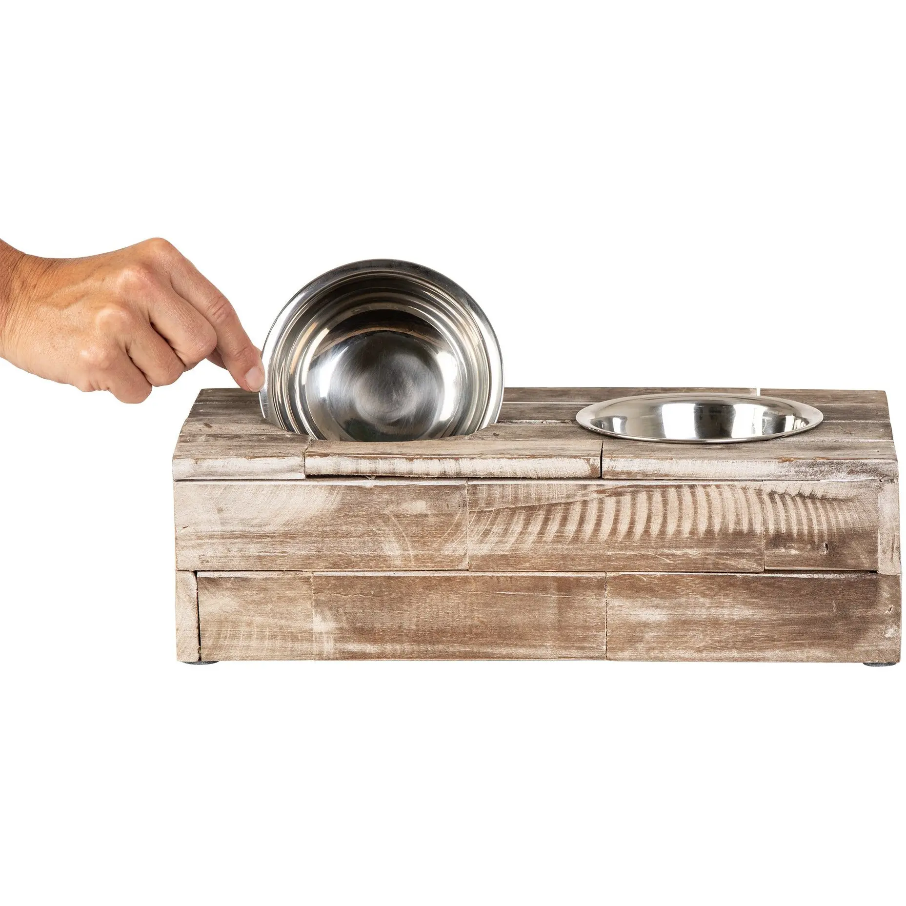 Huntley Pet Elevated Dog and Cat Double Bowl Feeder - Image 18