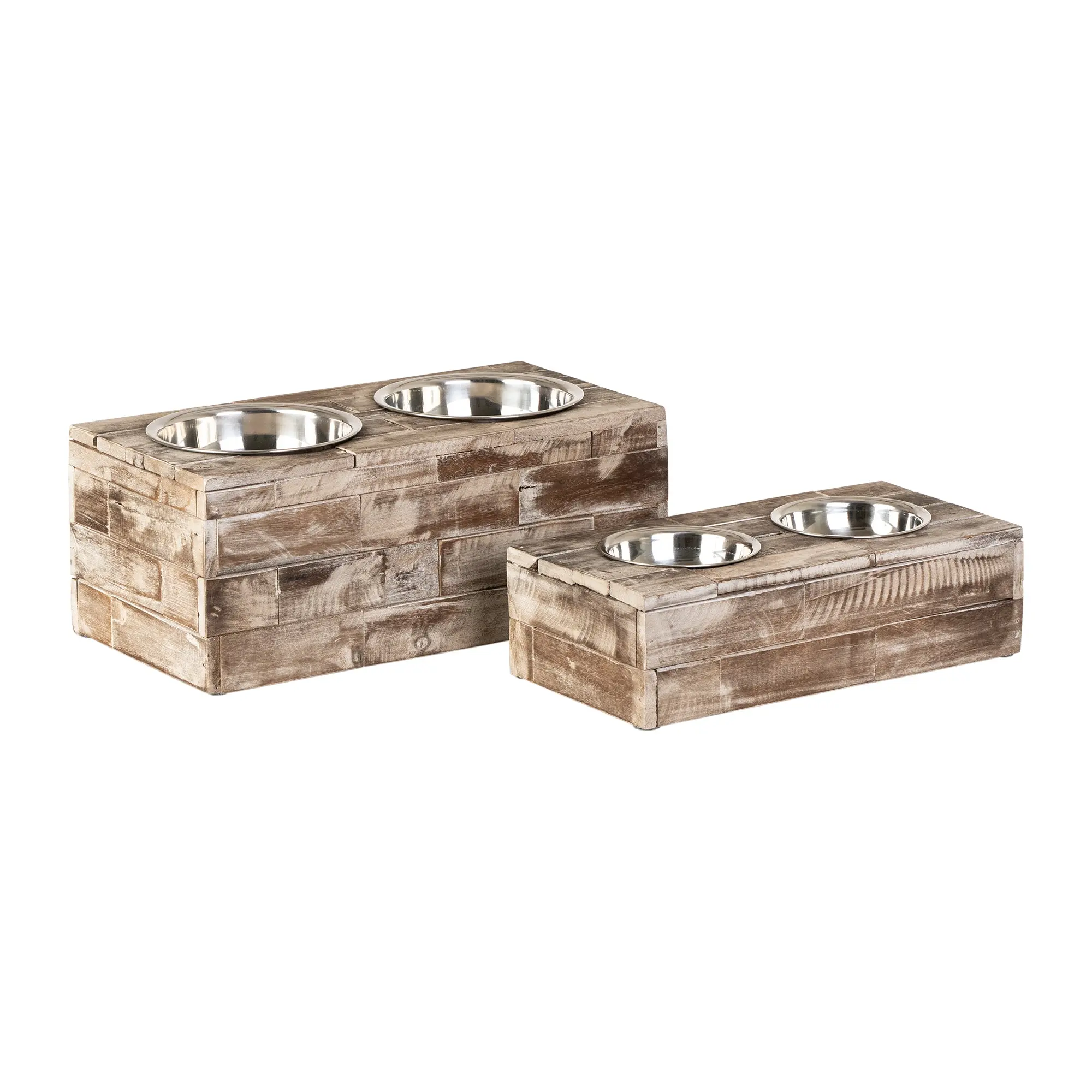 Huntley Pet Elevated Dog and Cat Double Bowl Feeder - Image 3
