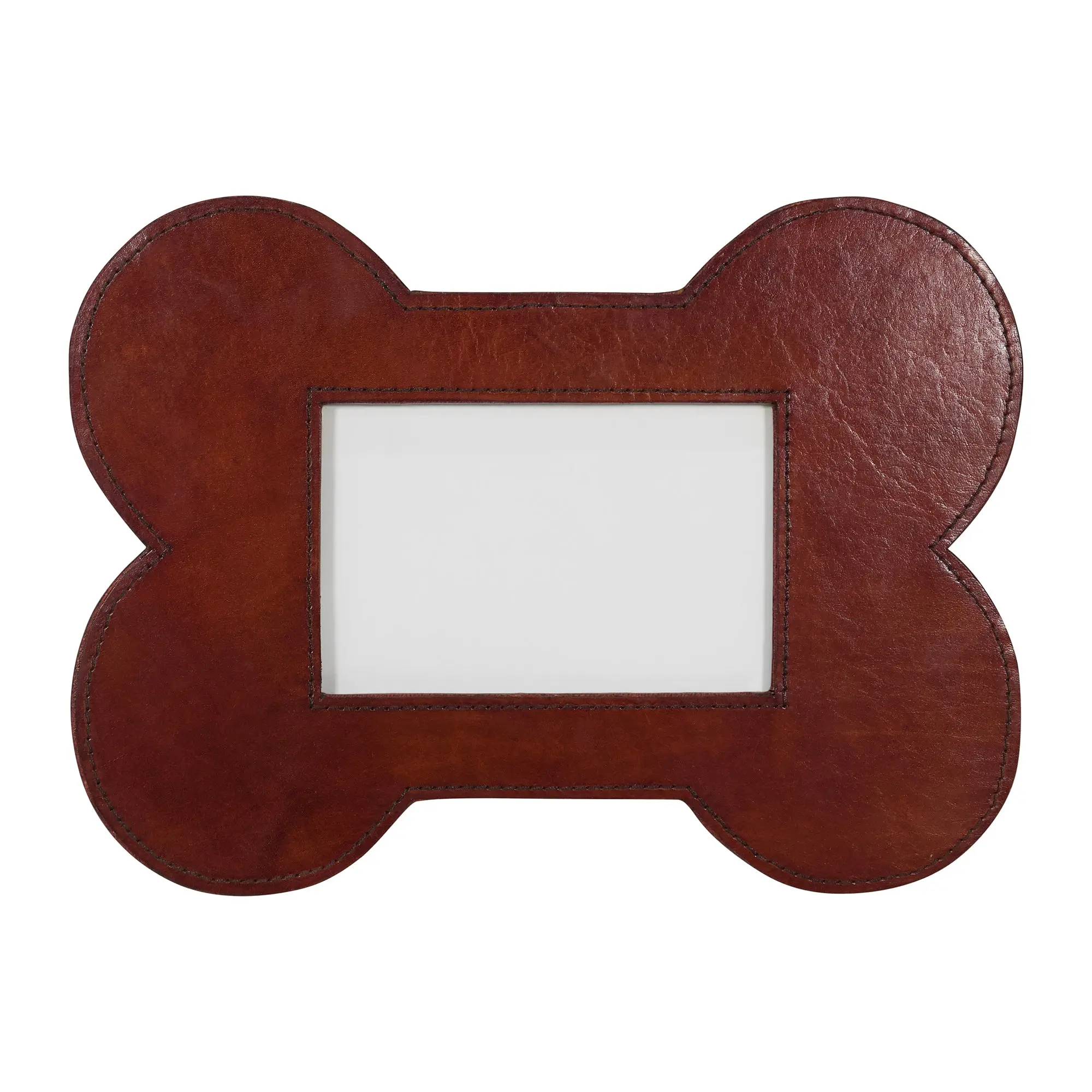 Huntley Pet Leather Bone Shaped Picture Frame, 4x6 - Image 7