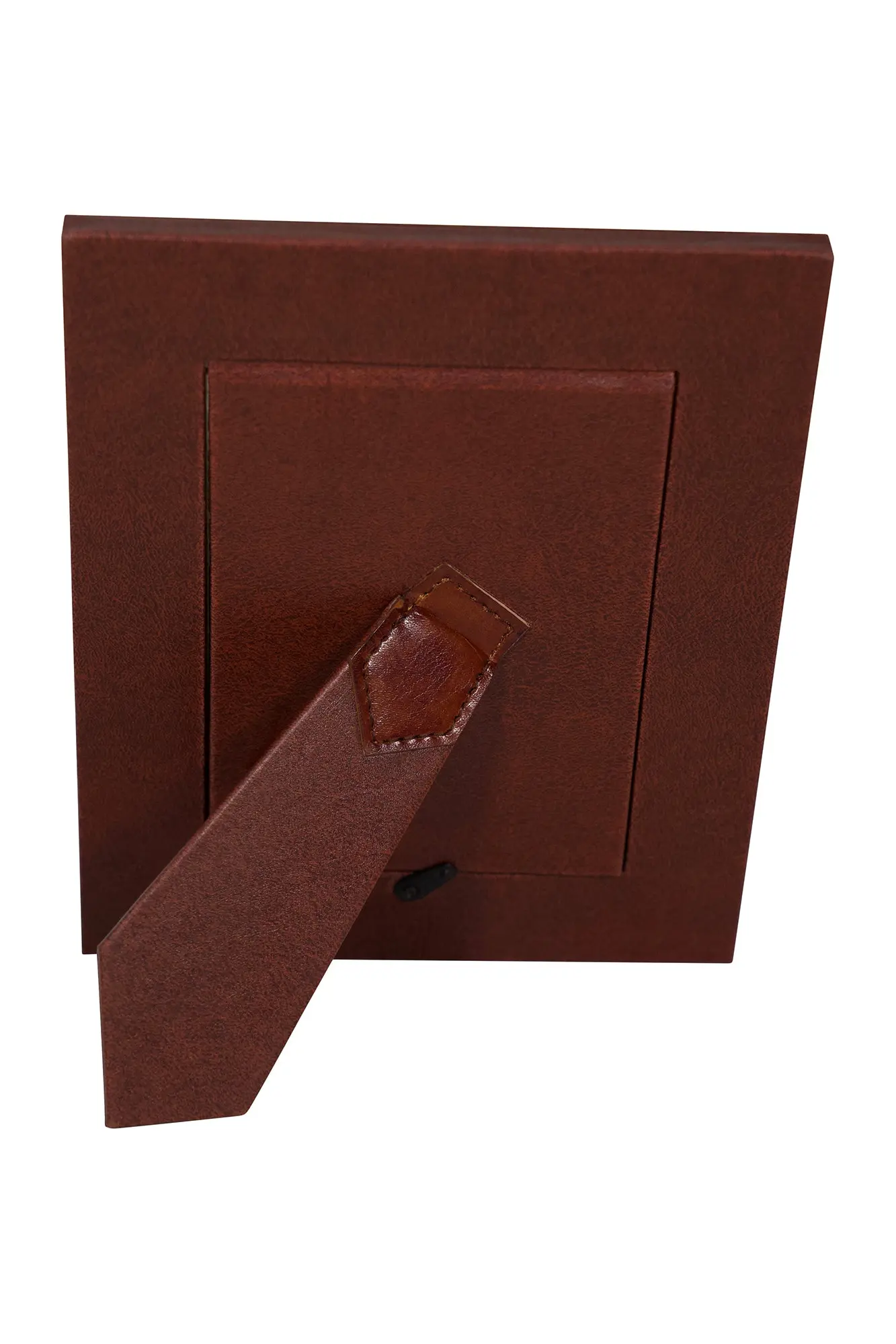 Huntley Pet Leather Picture Frame with Silver Bone Accent - Image 8